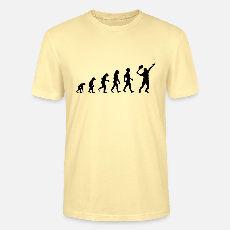 Tennis Evolution Mann - Stanley/Stella Unisex Bio-T-Shirt CRAFTER - Creme