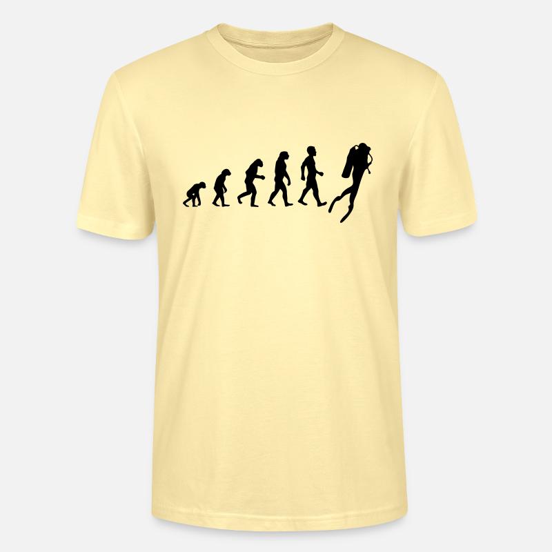 Evolution Diver - T-shirt bio CRAFTER Stanley Stella Unisexe - crème