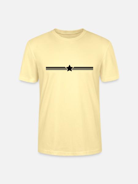 trennstrich_stern_t1 - Stanley/Stella Unisex Bio-T-Shirt CRAFTER - Creme