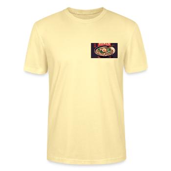 Ram Noodle - Stanley/Stella Unisex Bio-T-Shirt CRAFTER - Creme - Vorne - Alina (178cm) & Michal (187cm)