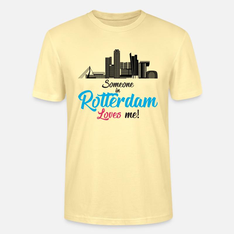 Rotterdam - Pays-Bas - Pays-Bas - Randstad - T-shirt bio CRAFTER Stanley Stella Unisexe - crème