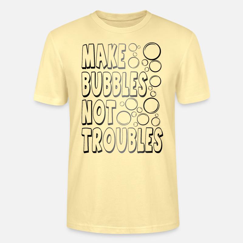 Bubbles002 - Stanley/Stella CRAFTER Unisex Organic T-Shirt - cream