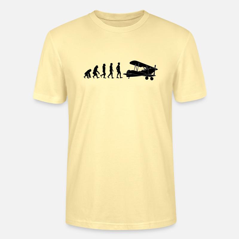 Evolution Pilot - Stanley/Stella CRAFTER Unisex Organic T-Shirt - cream