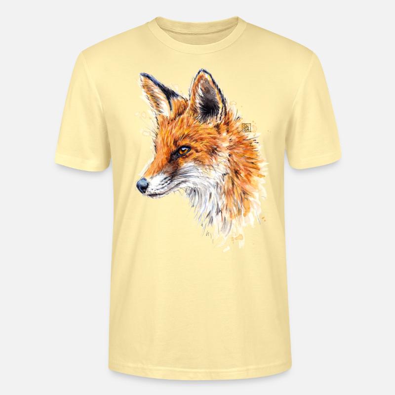 Fuchs | fox - Stanley/Stella Unisex Bio-T-Shirt CRAFTER - Creme