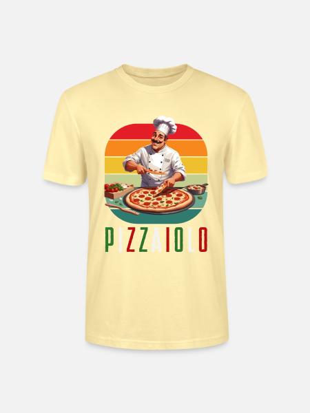 Pizzaiolo Pizza Bäcker Italienische Küche - Stanley/Stella Unisex Bio-T-Shirt CRAFTER - Creme
