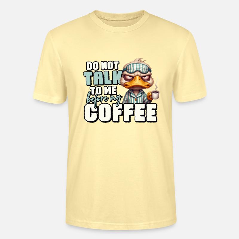 Canard au café - T-shirt bio CRAFTER Stanley Stella Unisexe - crème