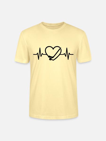 Hockey Heart of - Stanley/Stella CRAFTER Unisex Organic T-Shirt - cream