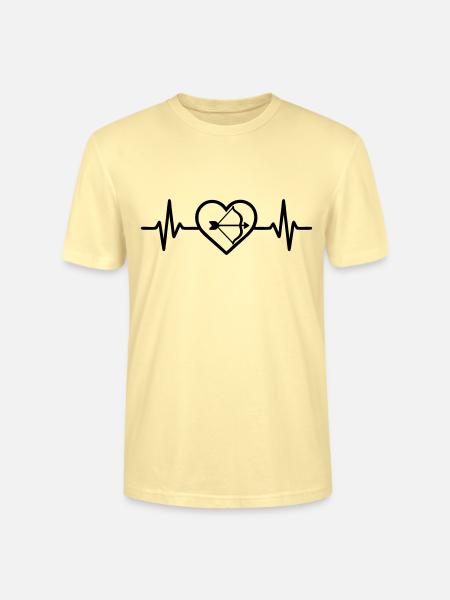 Archery Heart - Stanley/Stella CRAFTER Unisex Organic T-Shirt - cream