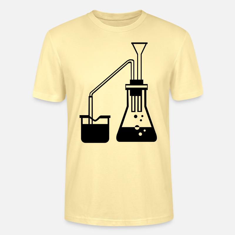 Chemie Experiment Geschenkidee Substanz mischen - T-shirt bio CRAFTER Stanley Stella Unisexe - crème