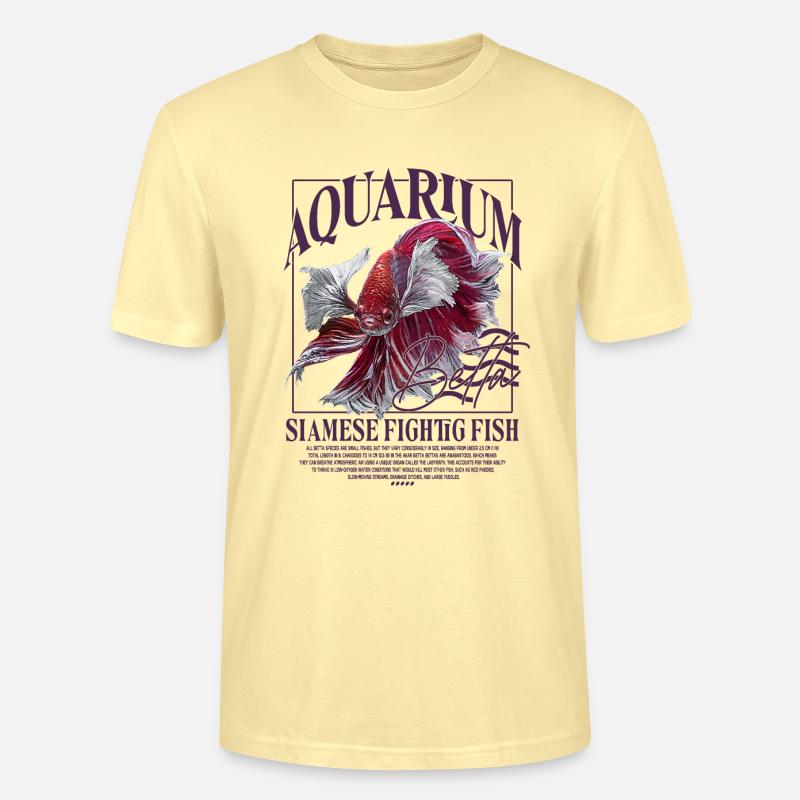 Betta Betta Poisson de combat - T-shirt bio CRAFTER Stanley Stella Unisexe - crème
