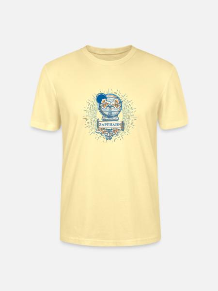 Der Zapfhahn Bierspruch - Stanley/Stella Unisex Bio-T-Shirt CRAFTER - Creme