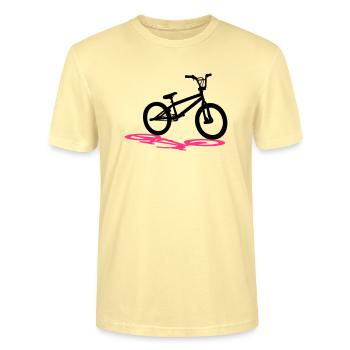 BMX - Stanley/Stella Unisex Bio-T-Shirt CRAFTER - Creme - Vorne - Alina (178cm) & Michal (187cm)