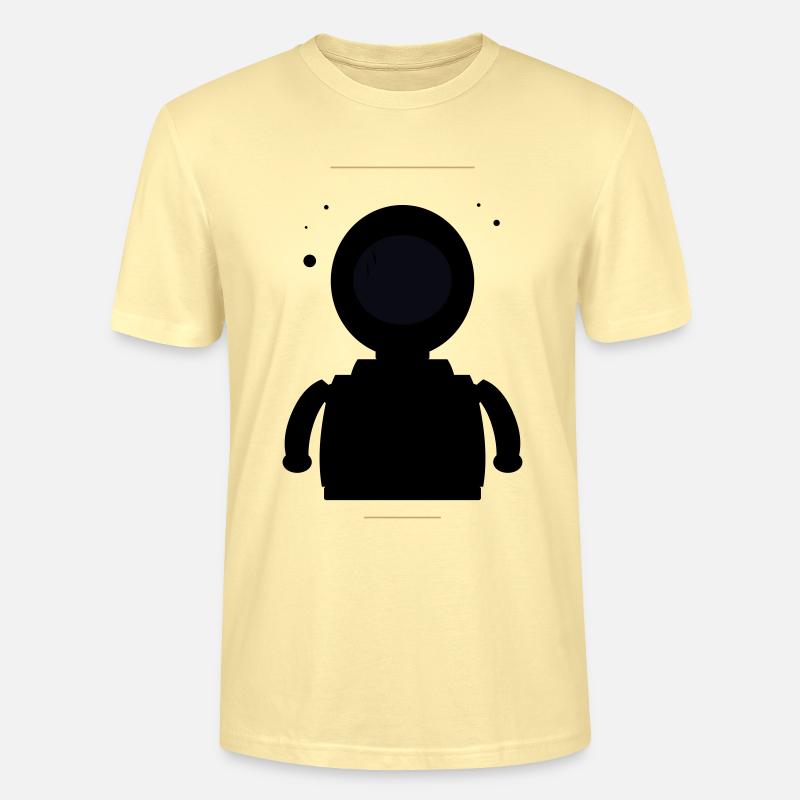 Minimalistischer Schwarzer Mond - Stanley/Stella Unisex Bio-T-Shirt CRAFTER - Creme