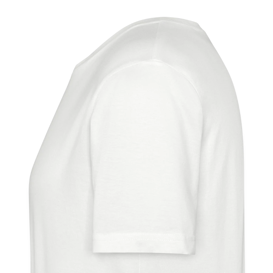 Moon Bay badge on a stanley/stella crafter unisex organic t-shirt, white, left