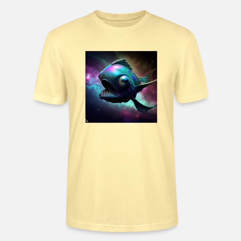 Spacefishartwork by Bruederchen - Stanley/Stella Unisex Bio-T-Shirt CRAFTER - Creme