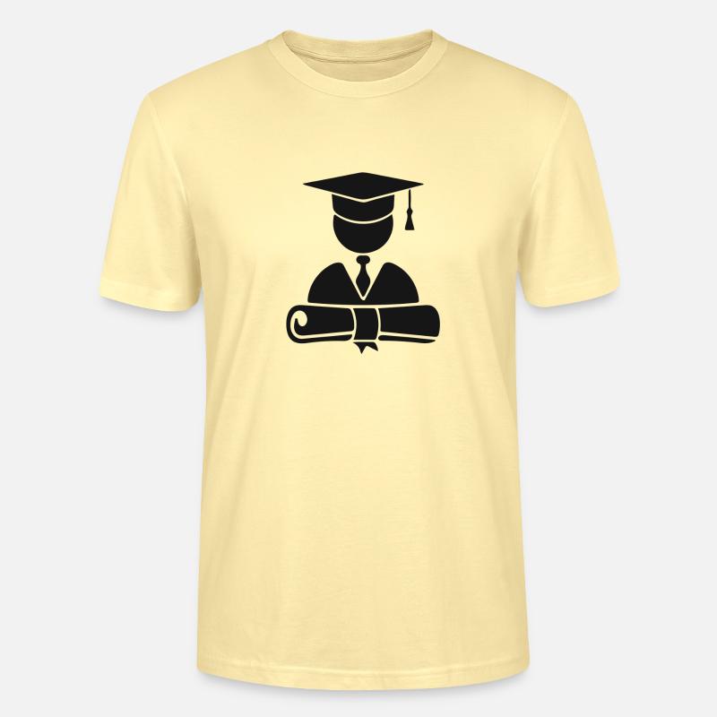 ICON Symbol Bachelor Master - Stanley/Stella Unisex Bio-T-Shirt CRAFTER - Creme