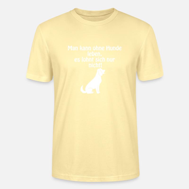 Hunde - Stanley/Stella Unisex Bio-T-Shirt CRAFTER - Creme