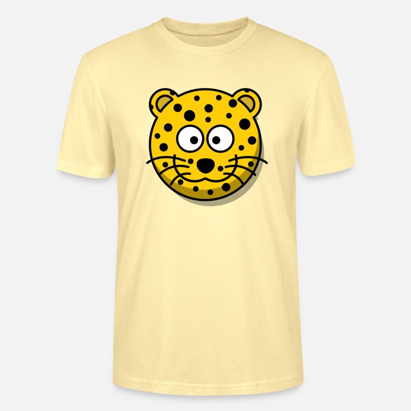 Leopard - Stanley/Stella Unisex Bio-T-Shirt CRAFTER - Creme