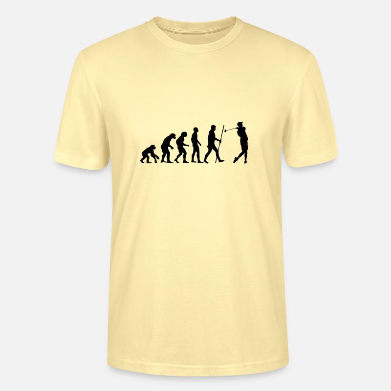 Evolution Golf comme un cadeau - T-shirt bio CRAFTER Stanley Stella Unisexe - crème