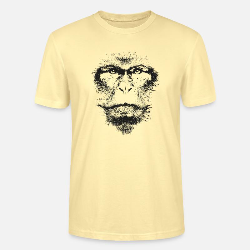 Makakengesicht - Stanley/Stella Unisex Bio-T-Shirt CRAFTER - Creme