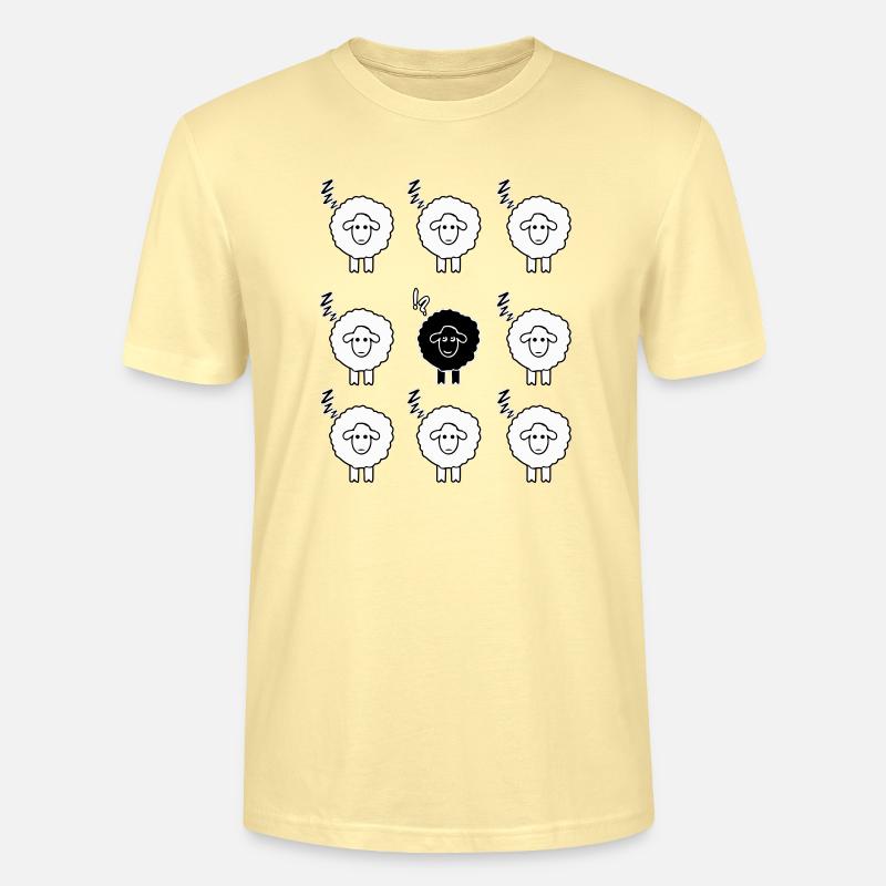 Schwarzes Schaf - Stanley/Stella Unisex Bio-T-Shirt CRAFTER - Creme