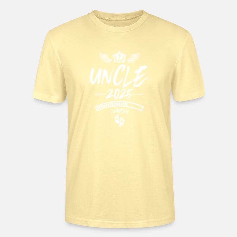 Onkel 2025 Loading Spruch - Stanley/Stella Unisex Bio-T-Shirt CRAFTER - Creme