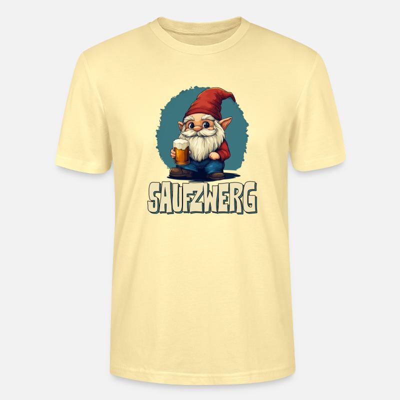 Saufzwerg - Carnaval drôle Carnaval - T-shirt bio CRAFTER Stanley Stella Unisexe - crème