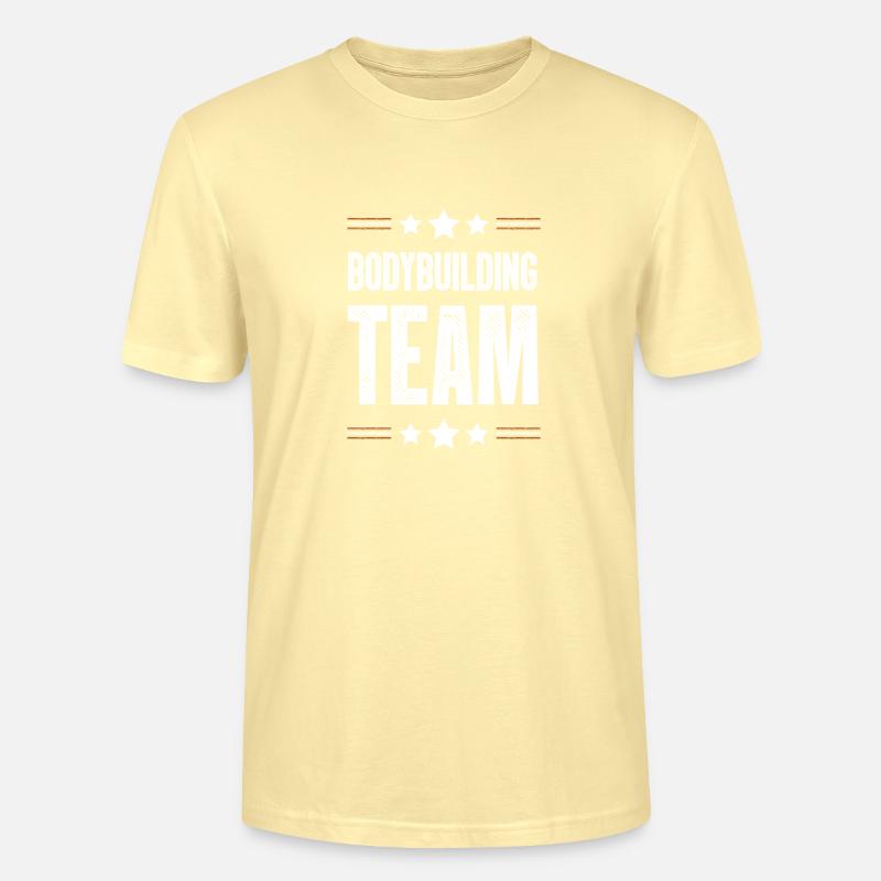 Équipe de musculation - T-shirt bio CRAFTER Stanley Stella Unisexe - crème