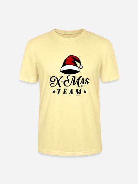 X-Mas Team Christmas - Stanley/Stella CRAFTER Unisex Organic T-Shirt - cream