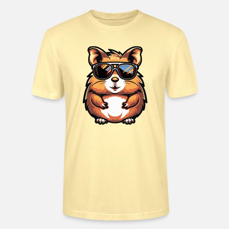 Hamster Cool Comic - Stanley/Stella Unisex Bio-T-Shirt CRAFTER - Creme