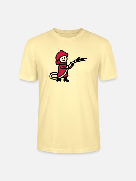 Firefighter - Stanley/Stella CRAFTER Unisex Organic T-Shirt - cream