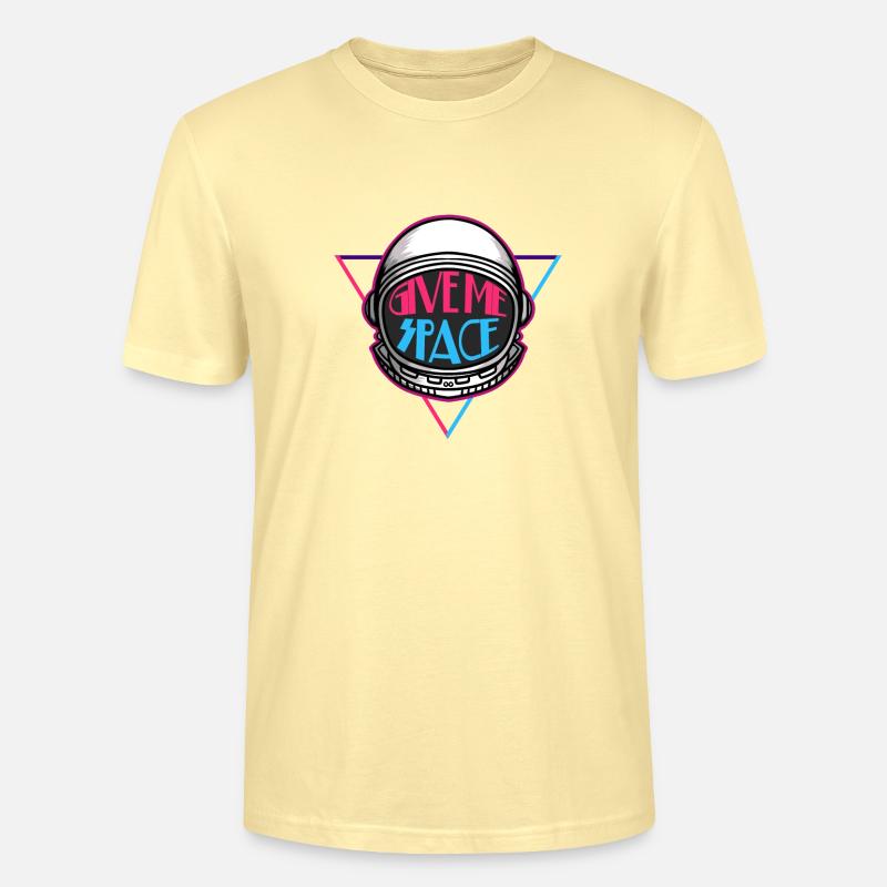 Space - space - space - space - saying - Stanley/Stella CRAFTER Unisex Organic T-Shirt - cream