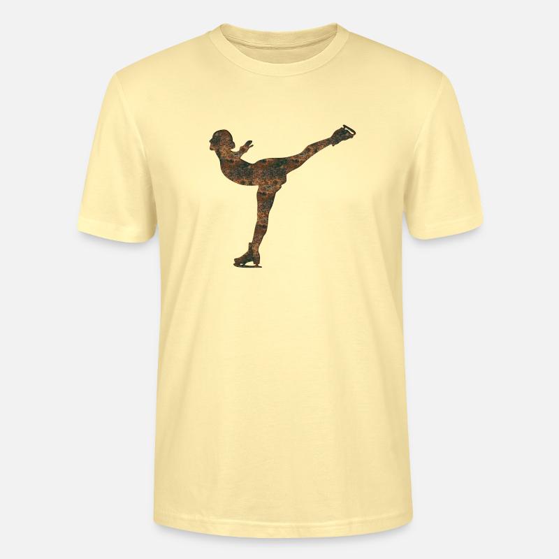 Rost Eiskunstlauf - Stanley/Stella Unisex Bio-T-Shirt CRAFTER - Creme