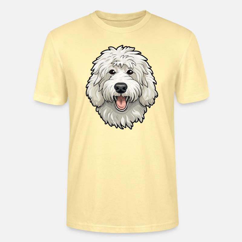 Maremmano Abruzzese Hunderasse - Stanley/Stella Unisex Bio-T-Shirt CRAFTER - Creme