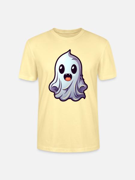 Niedlicher Geist Halloween - Stanley/Stella Unisex Bio-T-Shirt CRAFTER - Creme