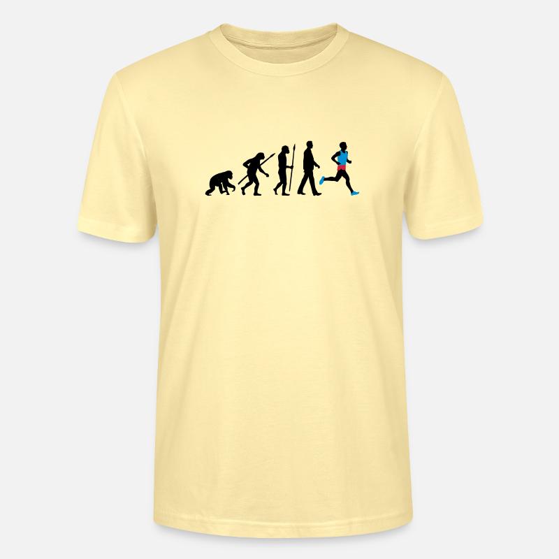 evolution_laufer_102012_a_3c - T-shirt bio CRAFTER Stanley Stella Unisexe - crème