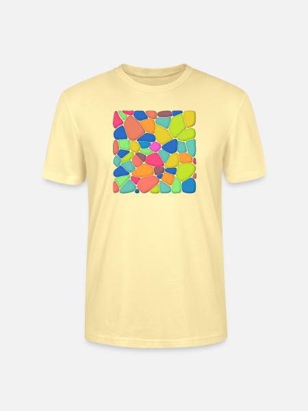 stone mosaic - Stanley/Stella Unisex Bio-T-Shirt CRAFTER - Creme