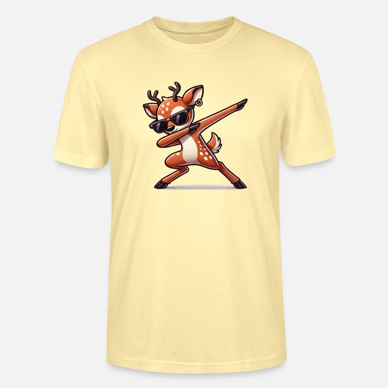 reh comic dabbing - Stanley/Stella Unisex Bio-T-Shirt CRAFTER - Creme