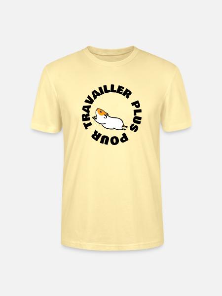 TRAVAILLER PLUS POUR - T-shirt bio CRAFTER Stanley Stella Unisexe - crème