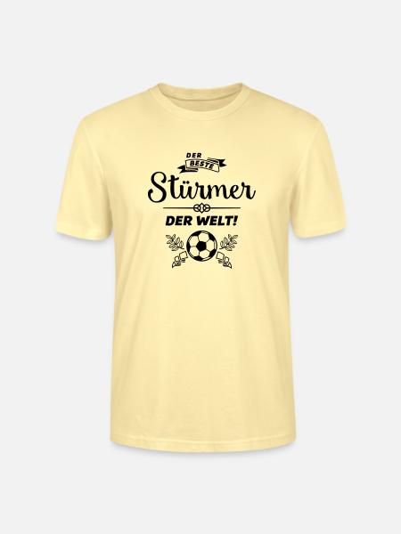 der beste stürmer - Stanley/Stella Unisex Bio-T-Shirt CRAFTER - Creme
