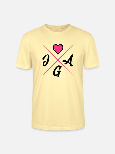 jga design herz - Stanley/Stella Unisex Bio-T-Shirt CRAFTER - Creme