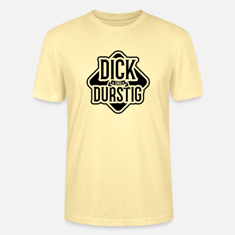Dick und Durstig - Stanley/Stella Unisex Bio-T-Shirt CRAFTER - Creme