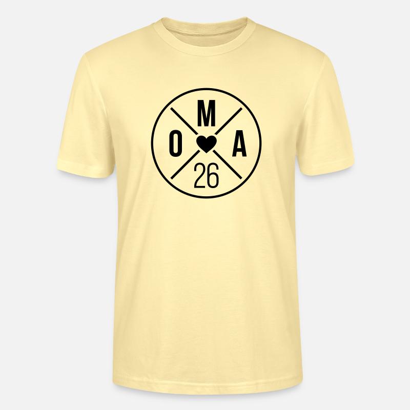 Oma 26 Oma 2026 Großmutter - Stanley/Stella Unisex Bio-T-Shirt CRAFTER - Creme