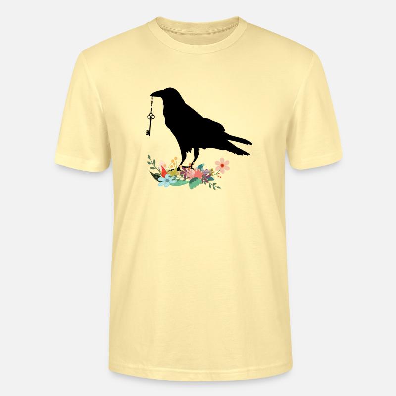 corbeau - T-shirt bio CRAFTER Stanley Stella Unisexe - crème