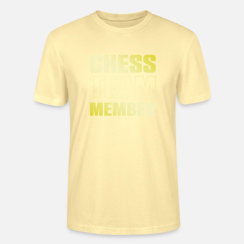 Équipe d'échecs - T-shirt bio CRAFTER Stanley Stella Unisexe - crème