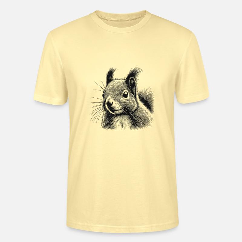 Eichhörnchen - Stanley/Stella Unisex Bio-T-Shirt CRAFTER - Creme