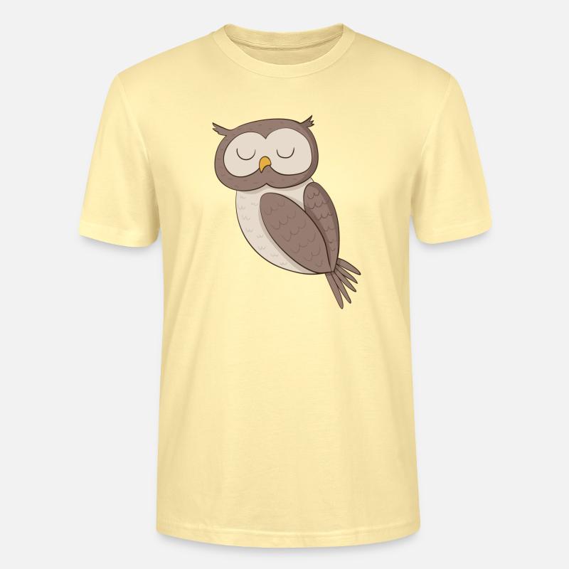Vogel Eule - Stanley/Stella Unisex Bio-T-Shirt CRAFTER - Creme