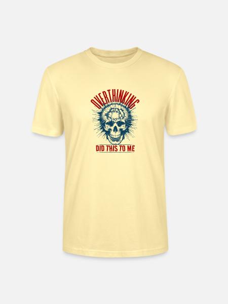 Overthinking - Stanley/Stella Unisex Bio-T-Shirt CRAFTER - Creme