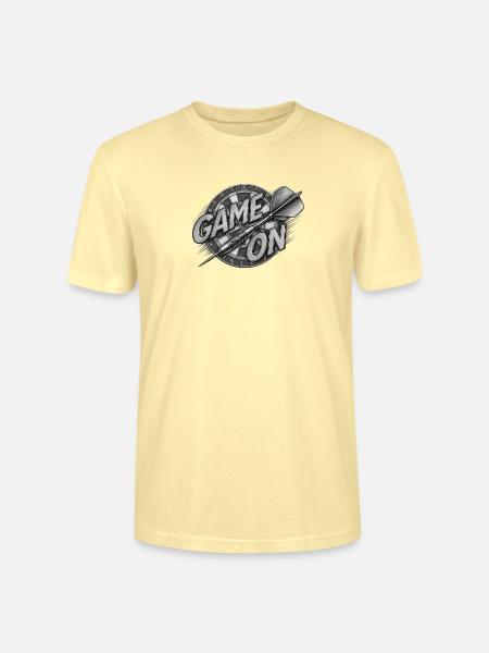 Game On Dartboard Druckmotiv - Stanley/Stella Unisex Bio-T-Shirt CRAFTER - Creme