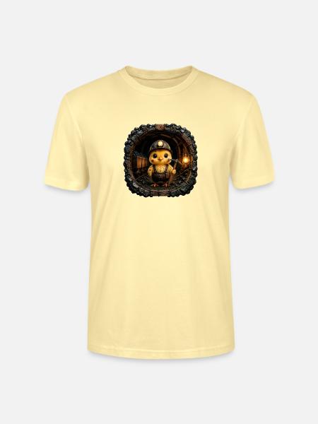 Miner Chick - Stanley/Stella Unisex Bio-T-Shirt CRAFTER - Creme